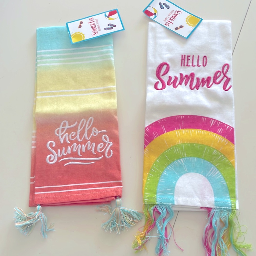 Kitchen Towels - Hello Summer